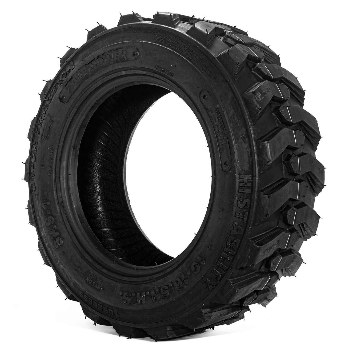 Set 4 10×16.5 Skid Steer Loader Tire 12 Ply 10-16.5 Heavy Duty for Bobcat
