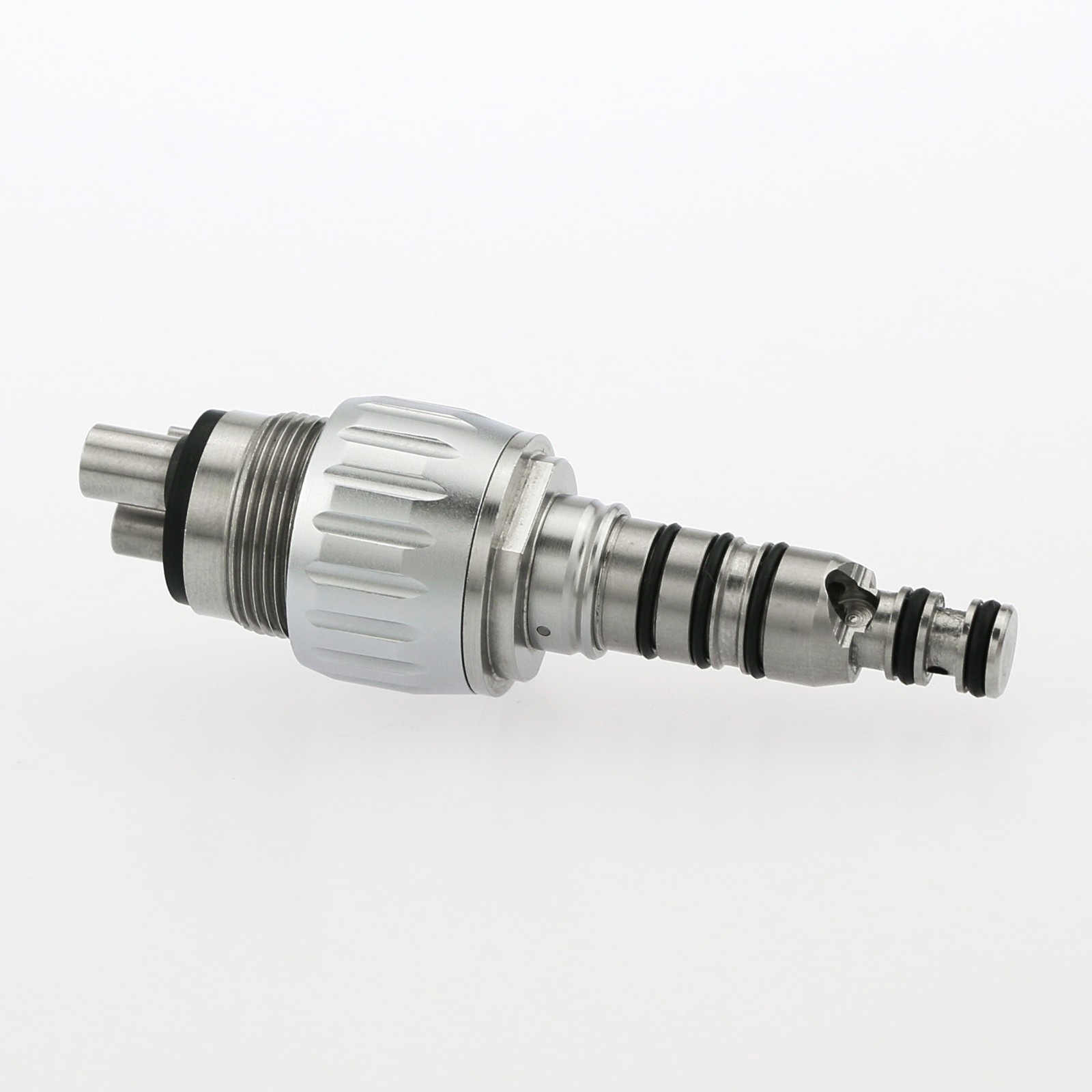 US BEING Dental High Speed Handpiece 4Hole Fiber Optic LED Coupler fit KAVO 6Pin