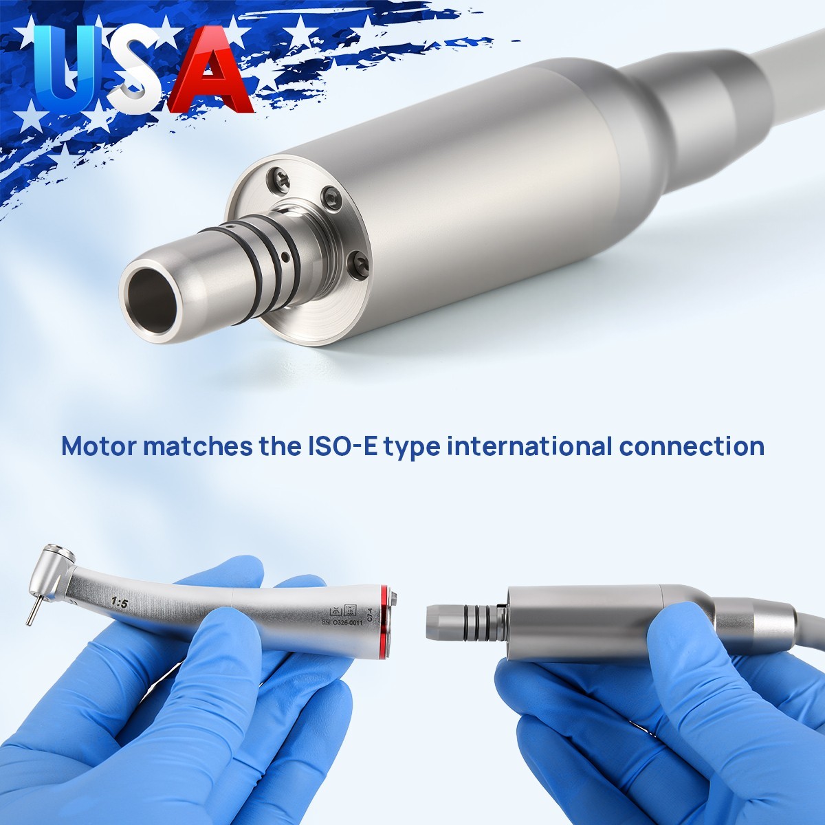 NSK Style Dental LED Brushless Electric Micro Motor/1:1/1:5/1:4.2 LED Handpiece