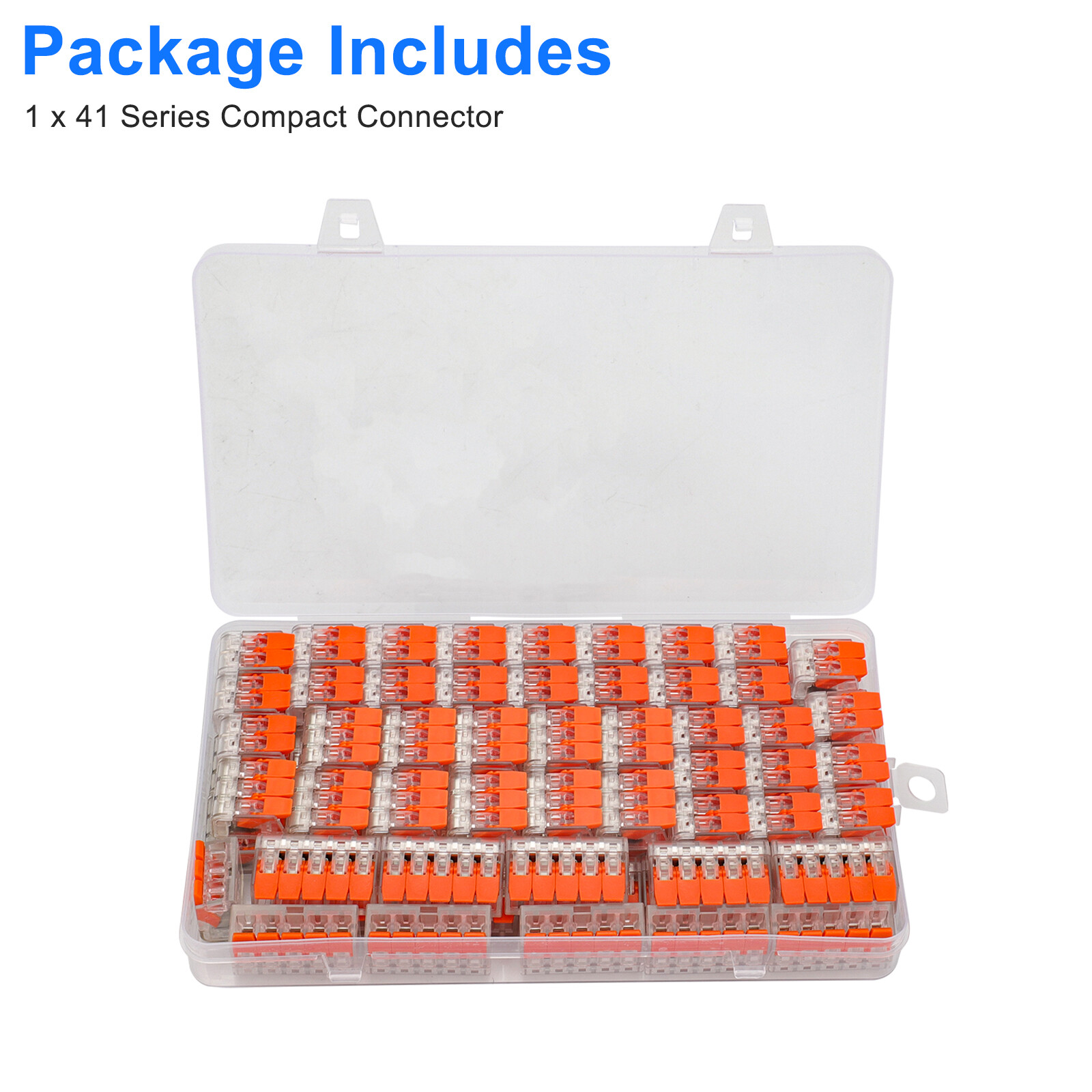 90Pcs For Wago 221 Lever Nuts Compact Splicing Wire Connectors – 2/3/5 Terminal