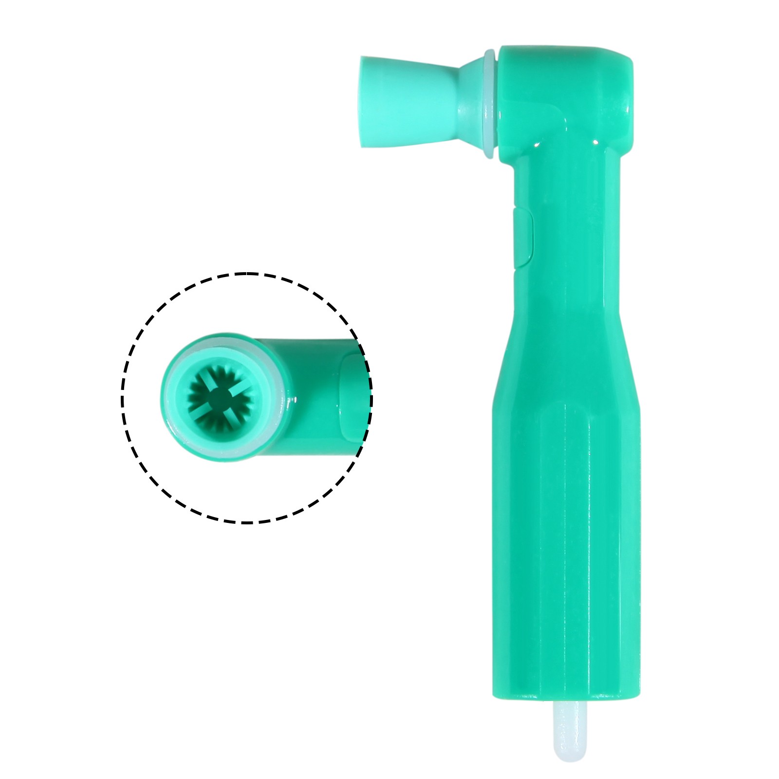 Dental Disposable Prophy Angles Soft Cup Latex Free 90° Polishing Cups Green