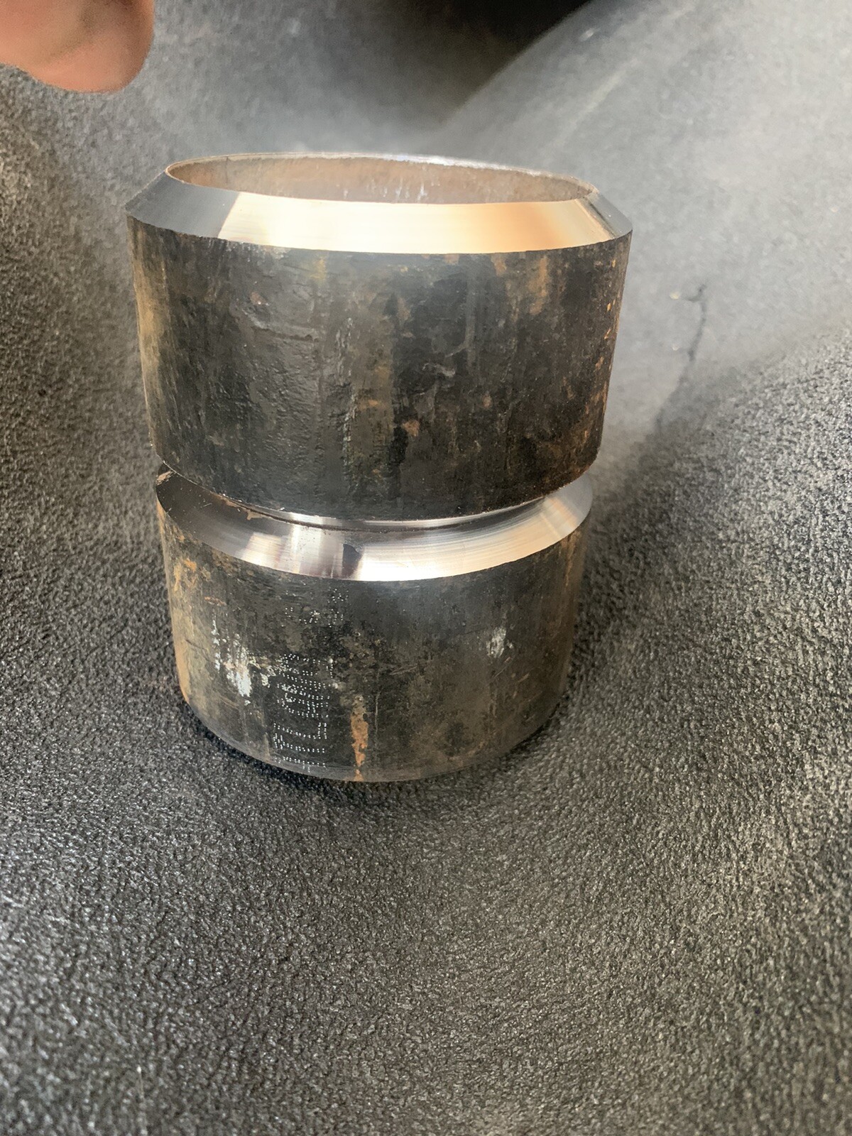 Weld COUPONSs, Pipe Beveled couponsS 3” ID x 2″ +/-1/8″ SCH 40 3 PAIRS