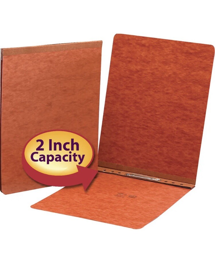 Smead 81724 Red Pressguard Report Cover With Fastener – Letter – 8.50″ X 11″ –