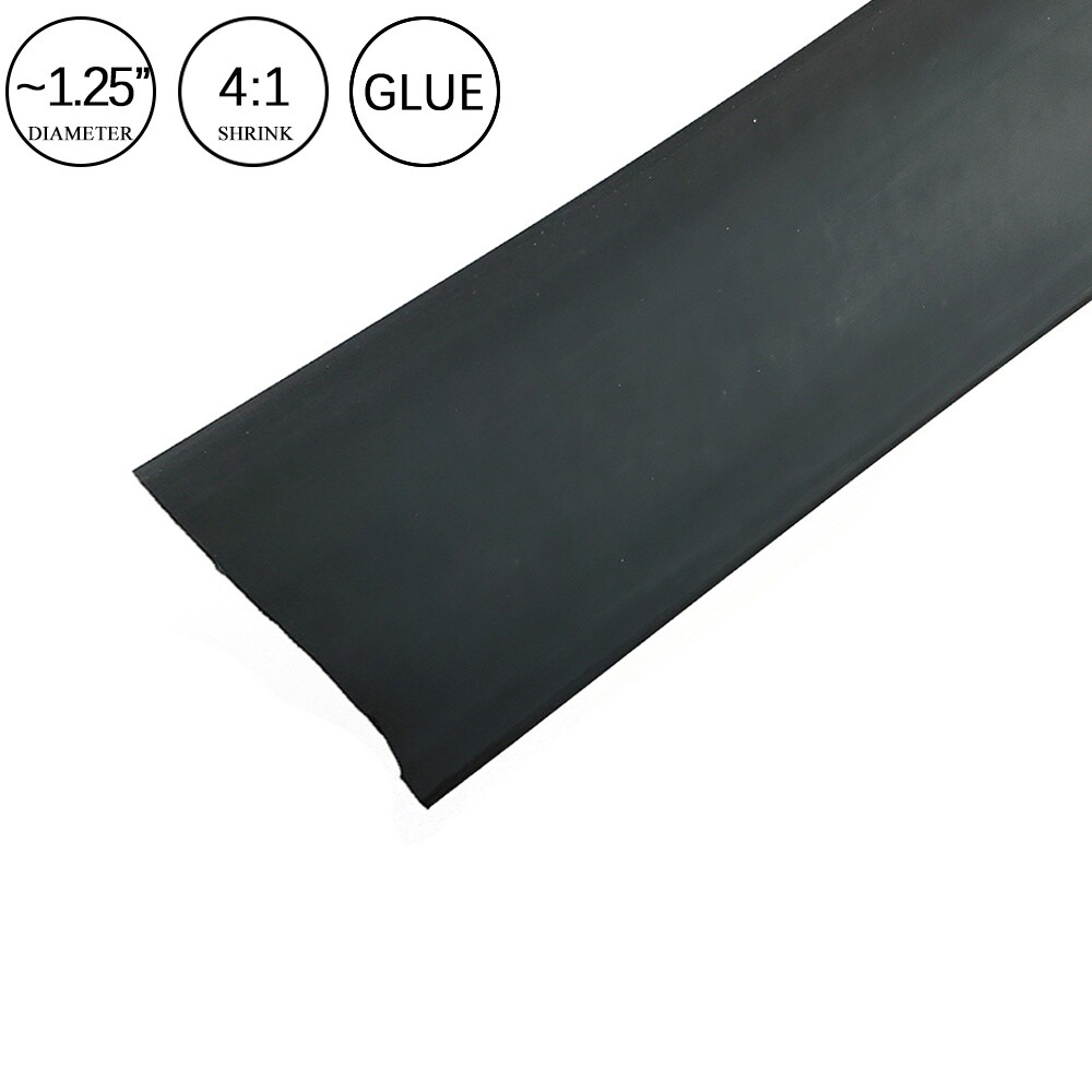 4:1 Heat Shrink Tubing Tube Black Glue Waterproof Dual Wall Wires Wrap