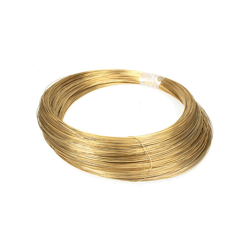 H62 Pure Cu Copper Wire Brass Wire 0.3/0.5/0.8/1/1.5mm-4mm Uncoated Cable Line