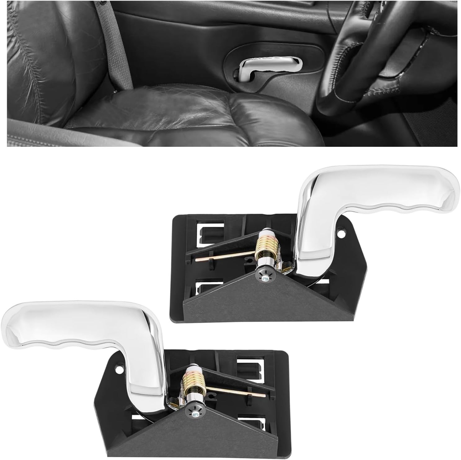 Interior Door Handles Compatible with 1999-2007 Chevy Chevrolet Silverado Tahoe