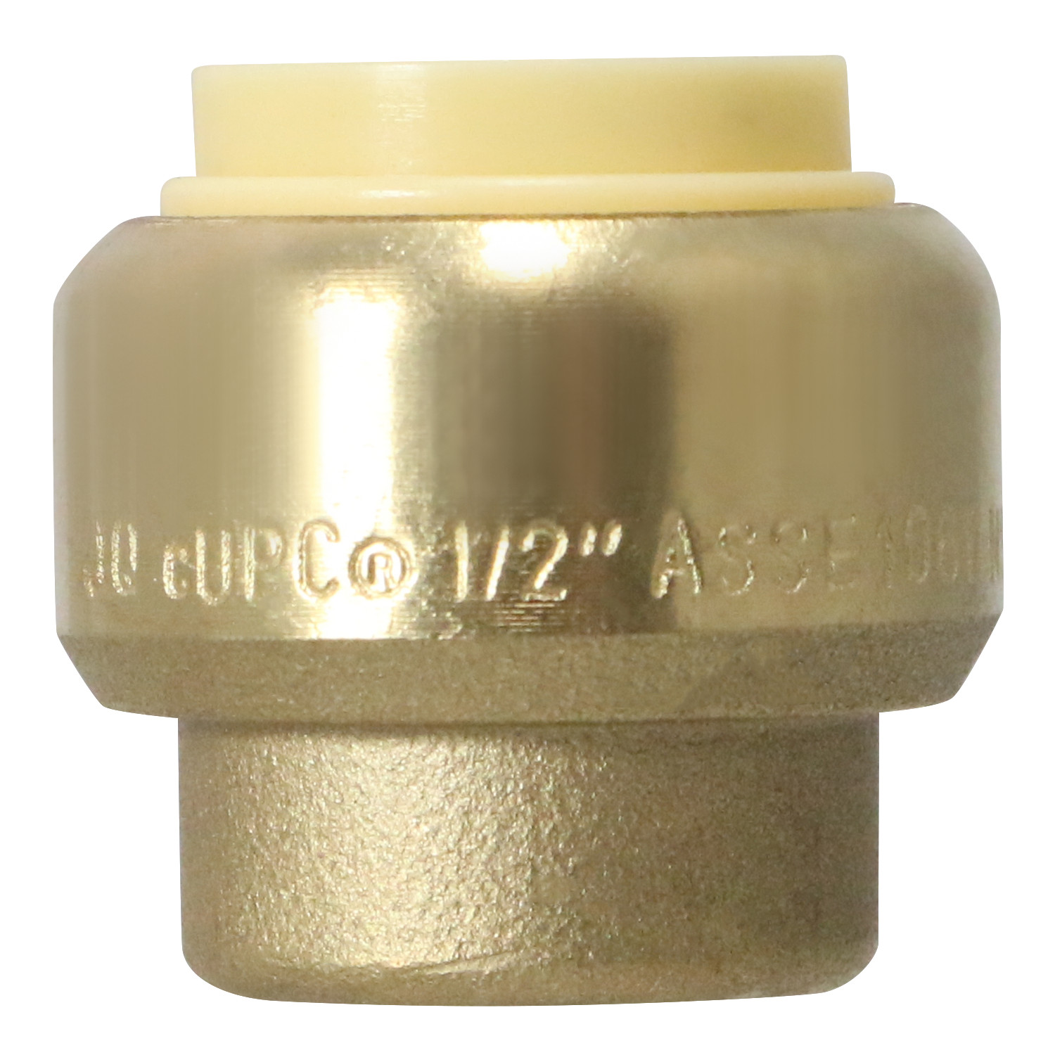5 Pcs XFITTING Push Fit Cap 1/2 inch, 1/2″, Push to Connect End Cap Plug, Brass