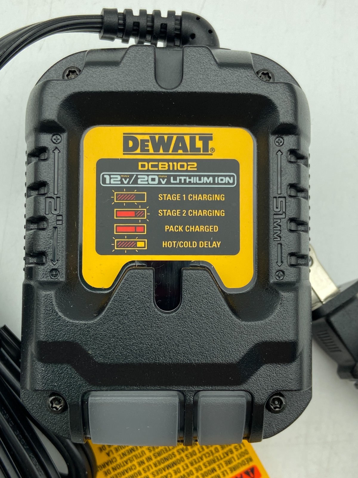 Dewalt DCB1102 Lithium Ion Battery Charger 12v/20v Max