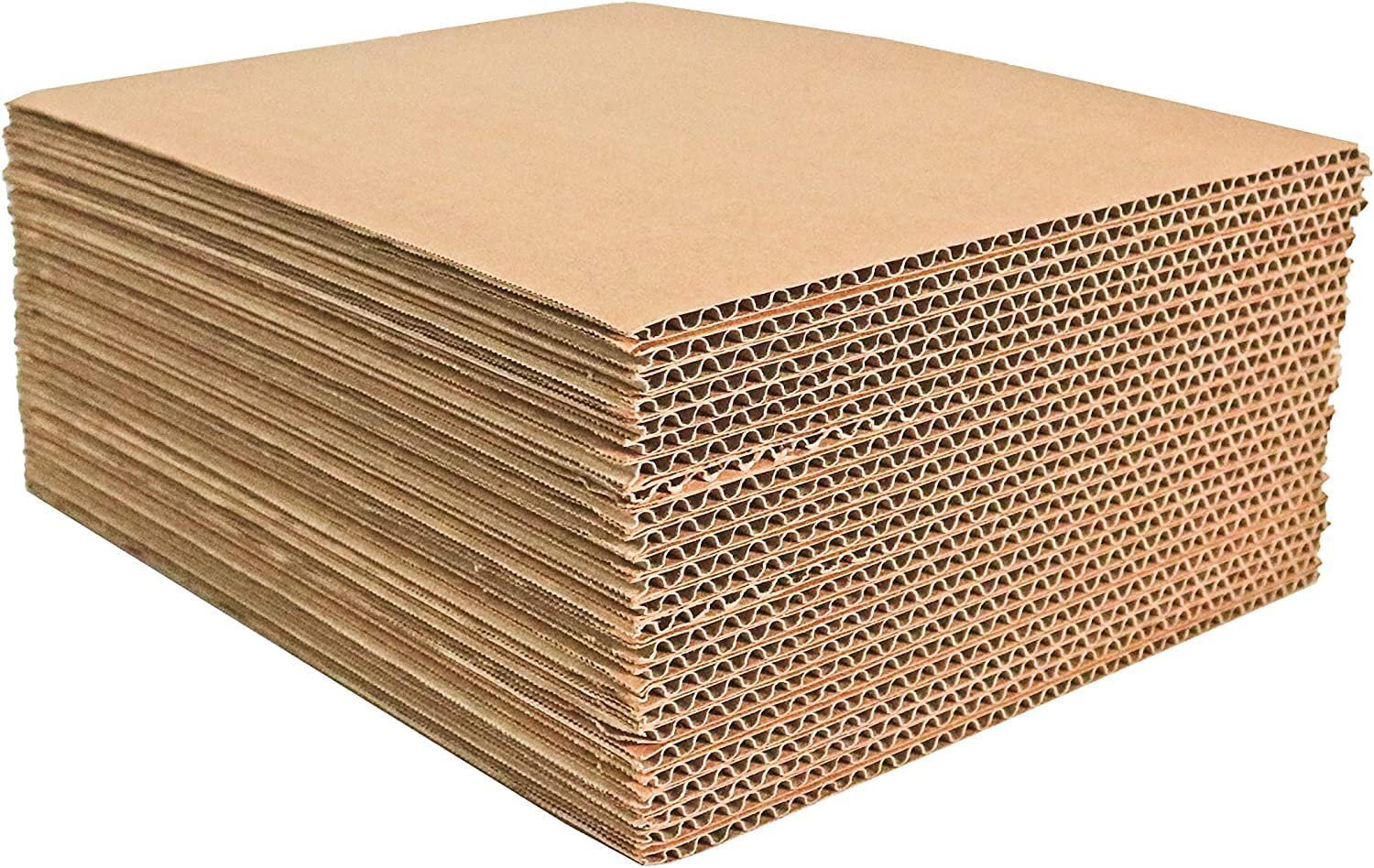 100 6×9 Cardboard Corrugated Pads Inserts Filler Sheet 6 x 9