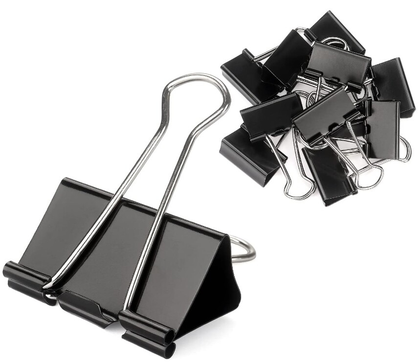 extra Binder Clips large paper Binder Clips 2 inch assorted medium small mini 13
