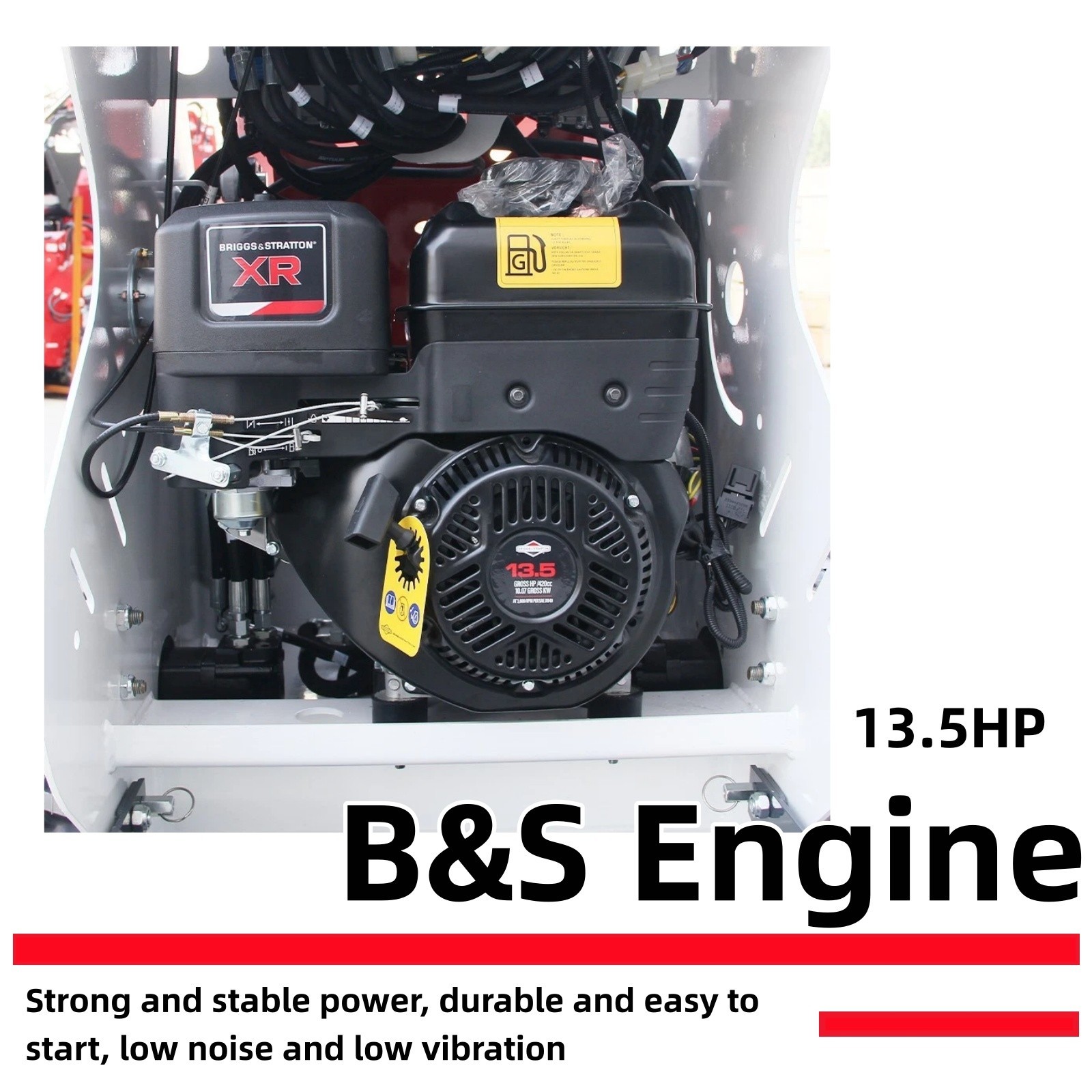 13.5 HP Skid Steer Loader Hydraulic Electric Start B&S ENGINE Orange or White US