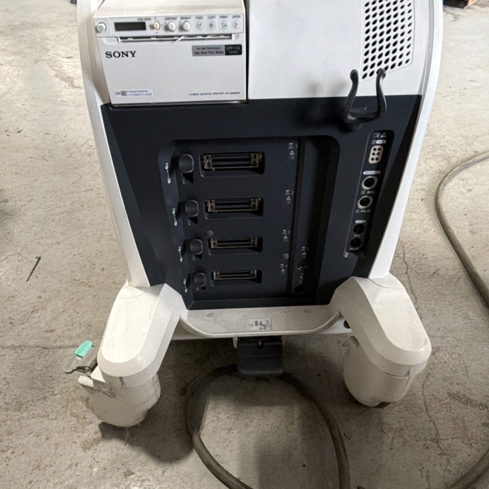 Hitachi Arietta 65 Cart Mounted Ultrasound Machine Color 2D Radiology Printer