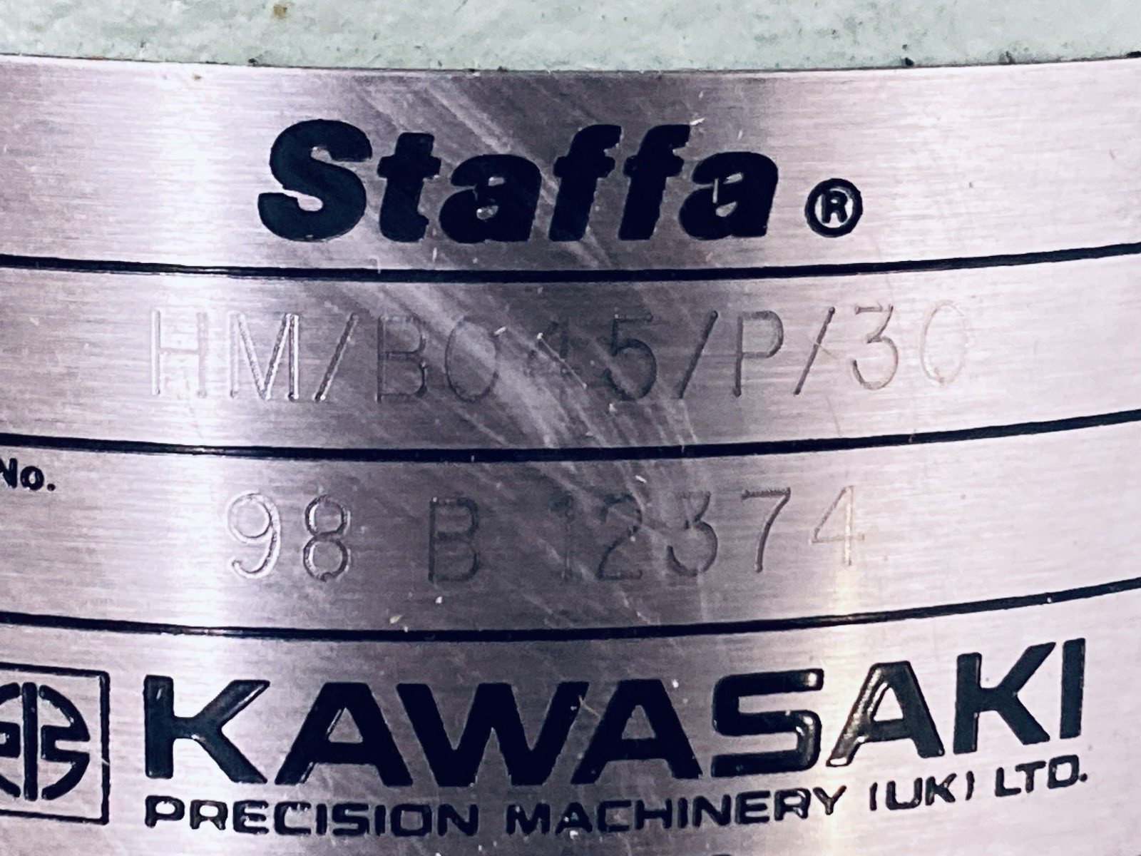 KAWASAKI HM/B045/P/30 Staffa Fixed Displacement Hydraulic Motor HMB045