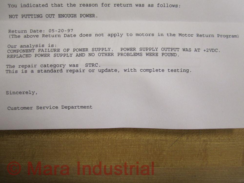 Marquip 9150100 Control Card