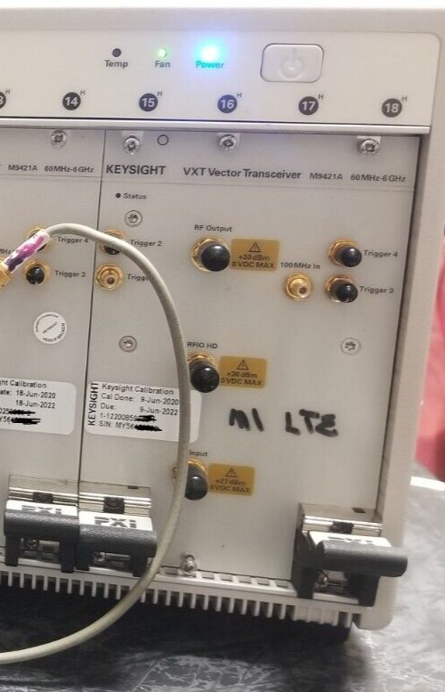 Keysight PXIe 6GHz Analyzer M9421A opt 506/B1X/HDX/MMO/MTS/PS1 VXA WLAN VSA