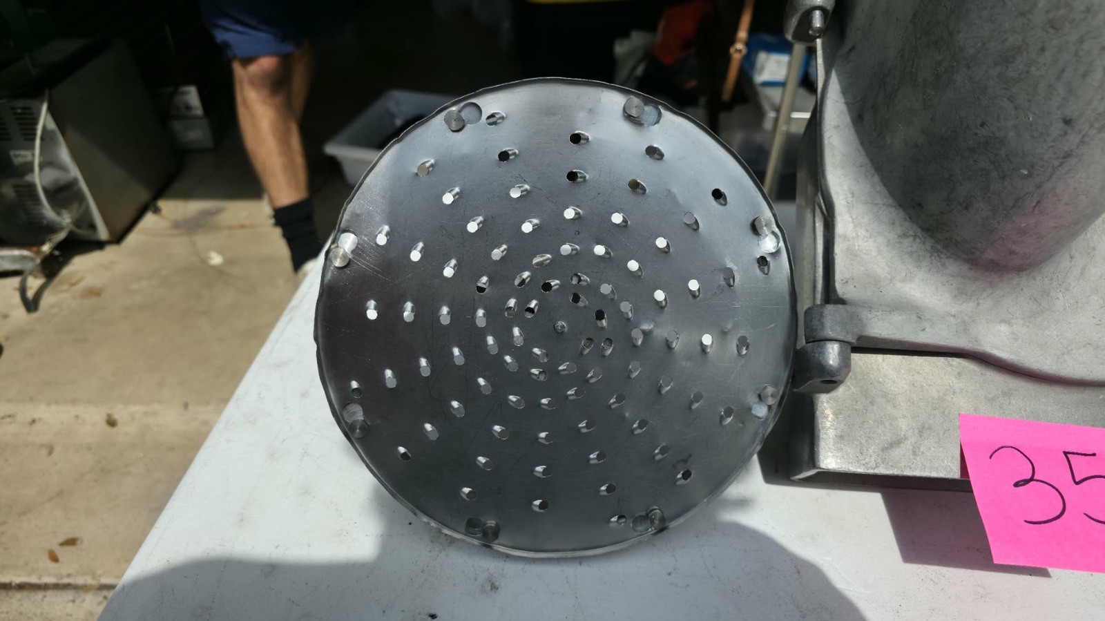Hobart Pelican Head Mixer Attachment Shredder Grater Slicer Lot 34
