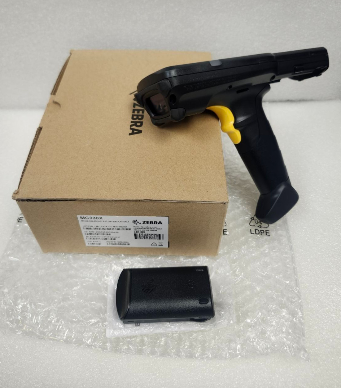 ✅Zebra MC3300ax Android 2D/1D/QR Barcode Scanner, MC330X-GJ3EG4NA, IN BOX!🔥⭐