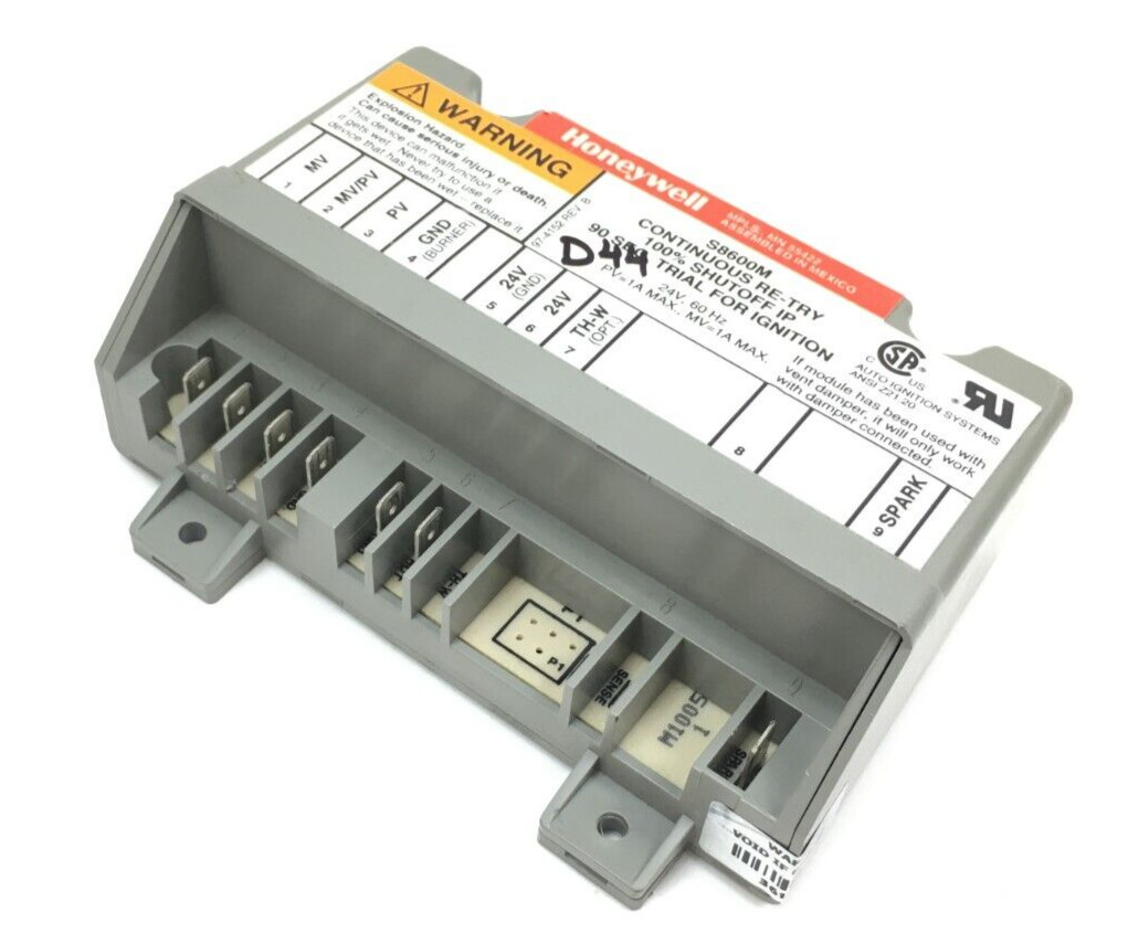 Honeywell S8600M1005 Furnace Ignition Control Module S8600M #D44