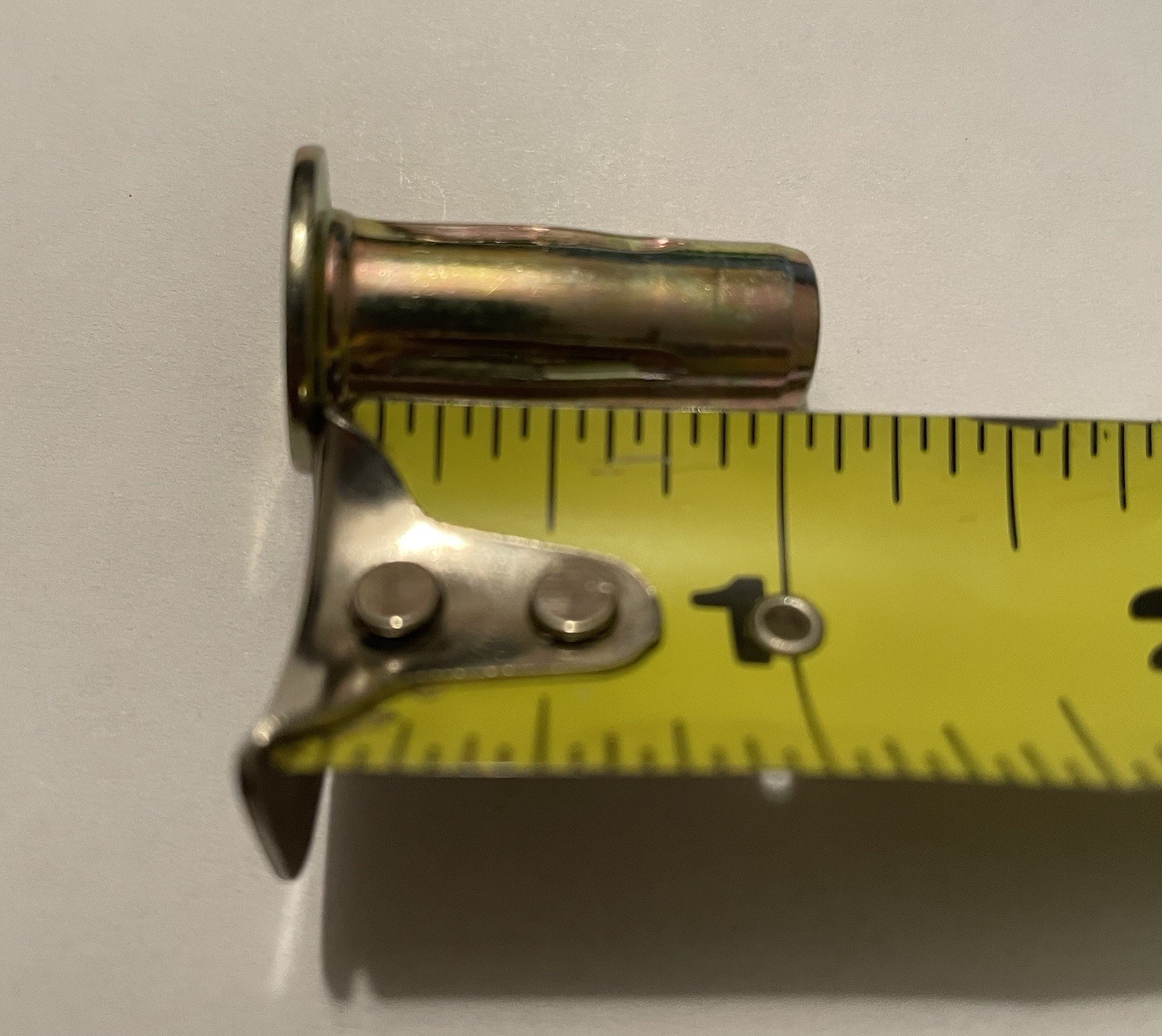25pcs Yellow Zinc Plusnut Pre-bulbed M8-1.25 -MADE IN USA Threaded Rivnut