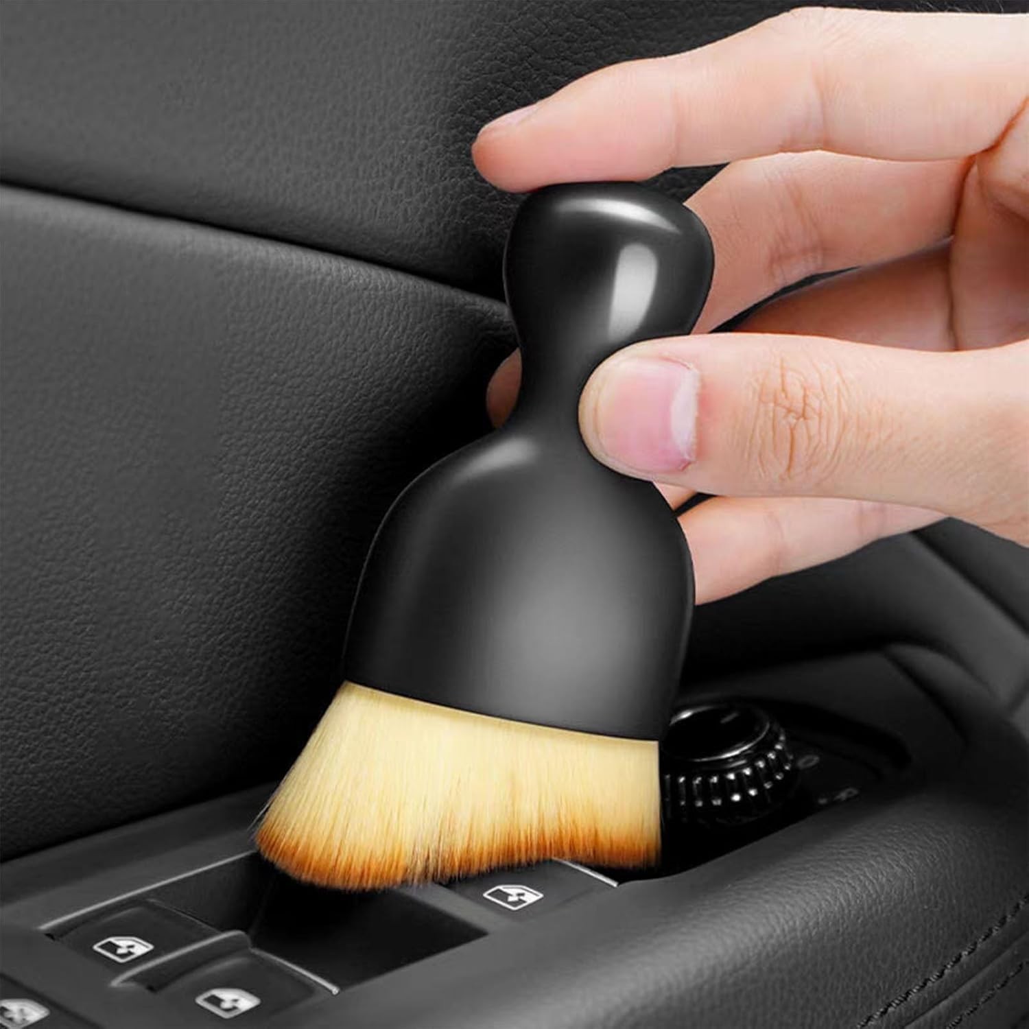 5-Piece Car Interior Cleaning Brush Set for Detailing, Vents, Sofas, Computers &