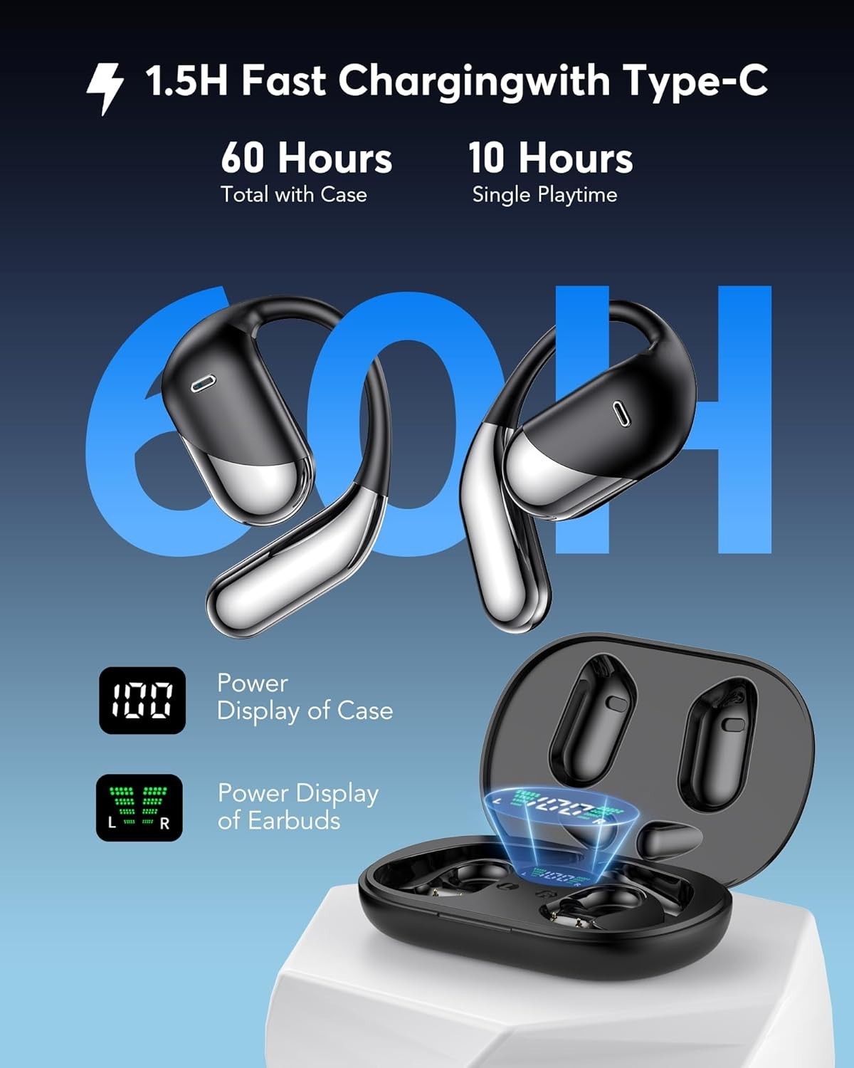 Translation Earbuds Real Time – AI 144 Language Translator Earbuds, Audifonos US