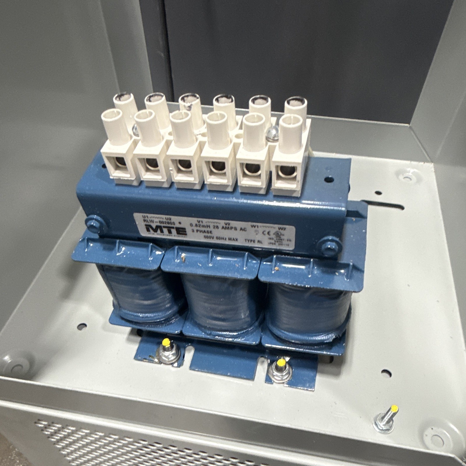 Control Techniques LRM0028A-E 3-Phase Reactor 28A 600V Chassis Mount IP00 RL