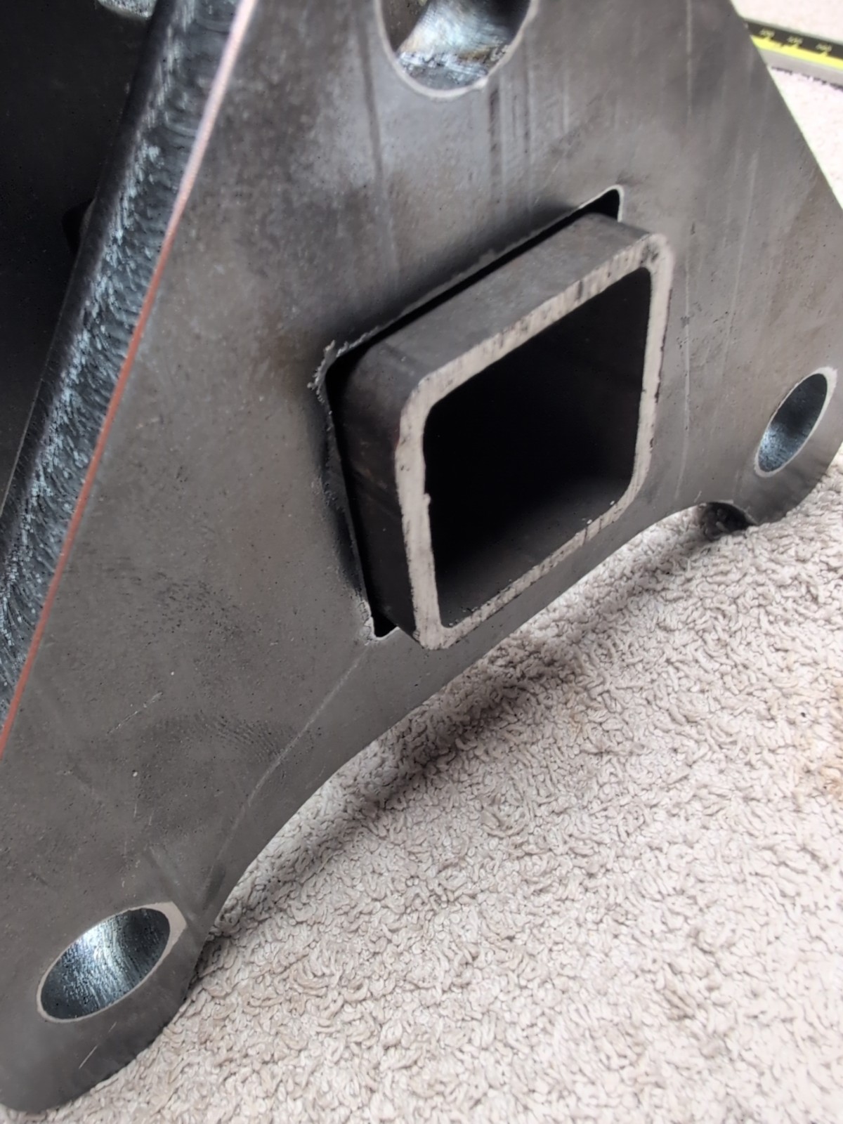 Chinese China Mini Excavator Drive Motor Brackets For Reinforcement 1/2″ Thick
