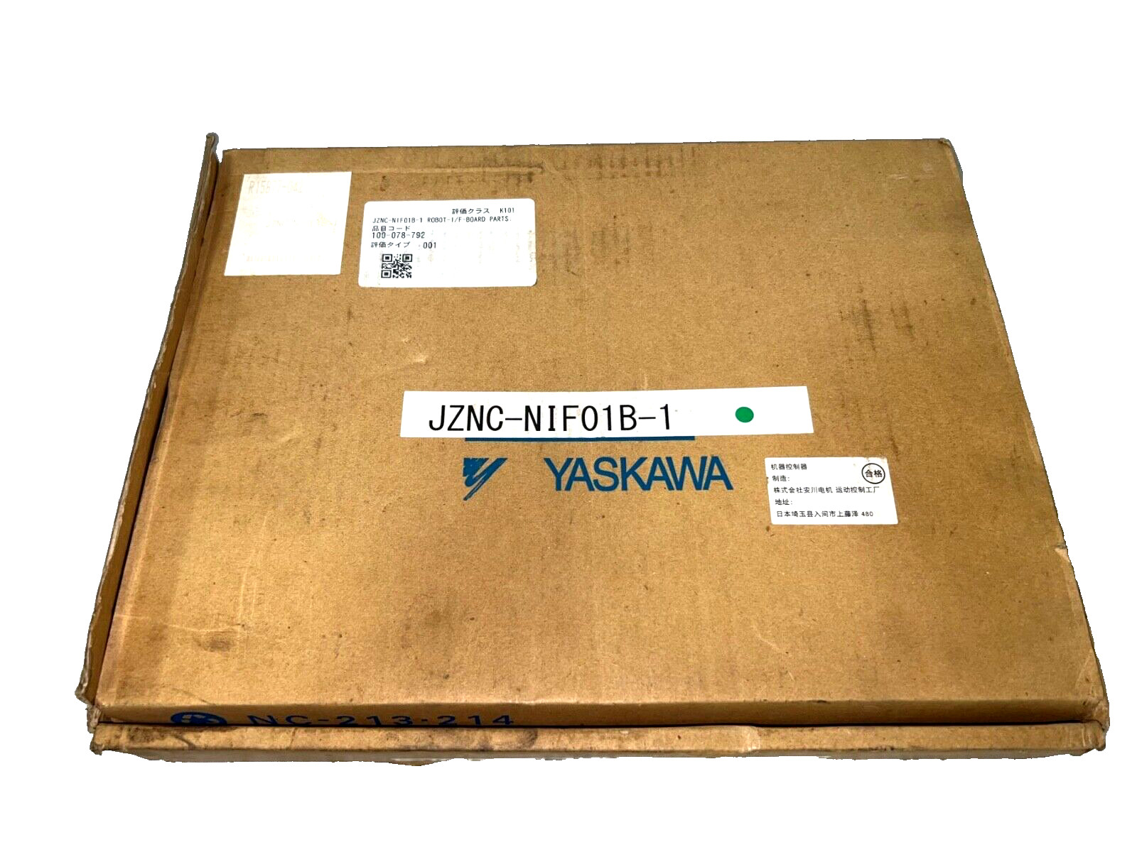 Yaskawa JZNC-NIF01-1 Interface Board CNC PCB Control Card – New