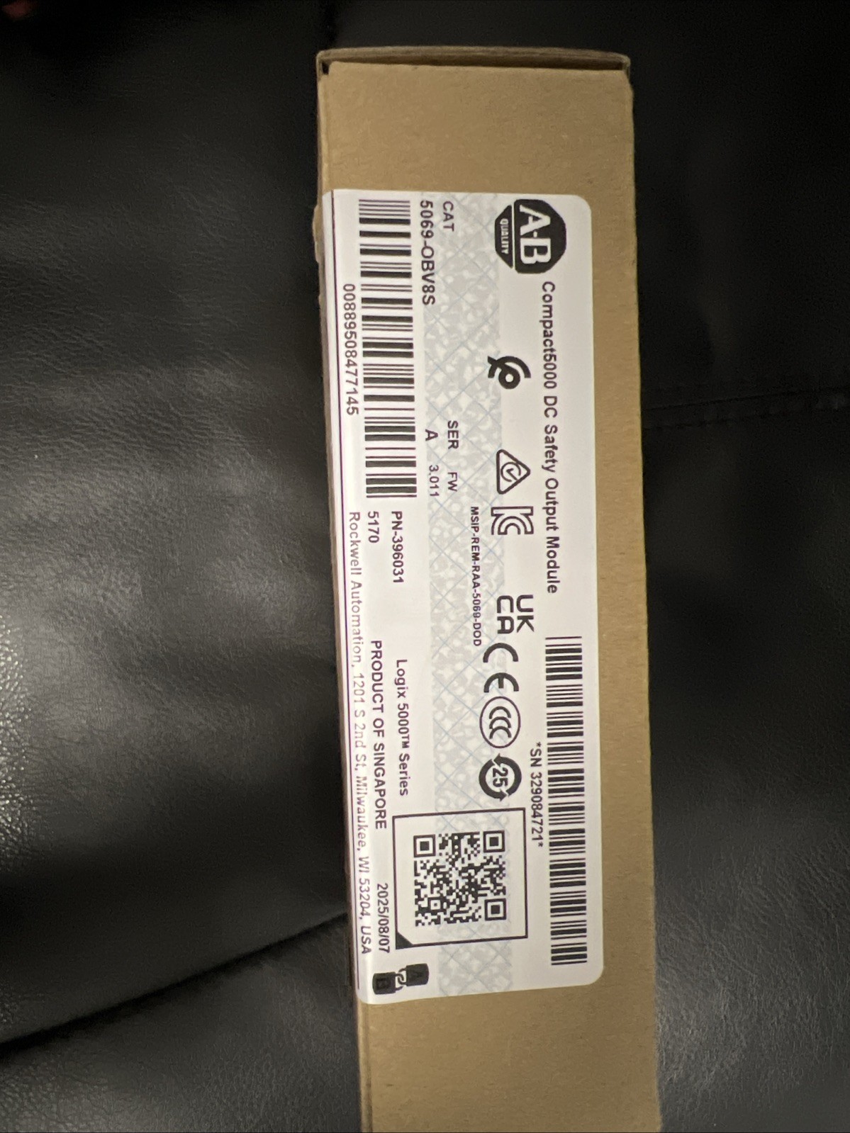 Allen-Bradley 1756-OBV8S ControlLogix Safety I/output Module