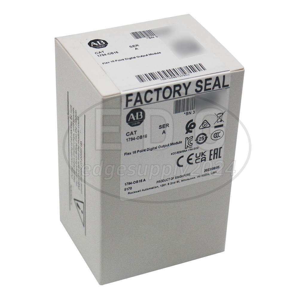 New Factory Sealed AB 1794-OB16 /A Flex 16 Point Digital Output Module1794-OB16