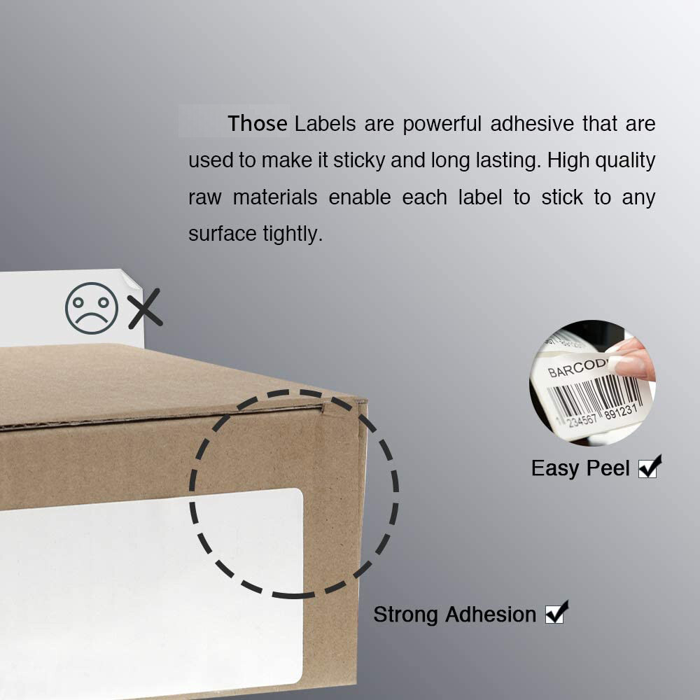 4 Rolls 1/2″x1″ Extra-Small Multi-Purpose Direct Thermal 1000 Labels 30333