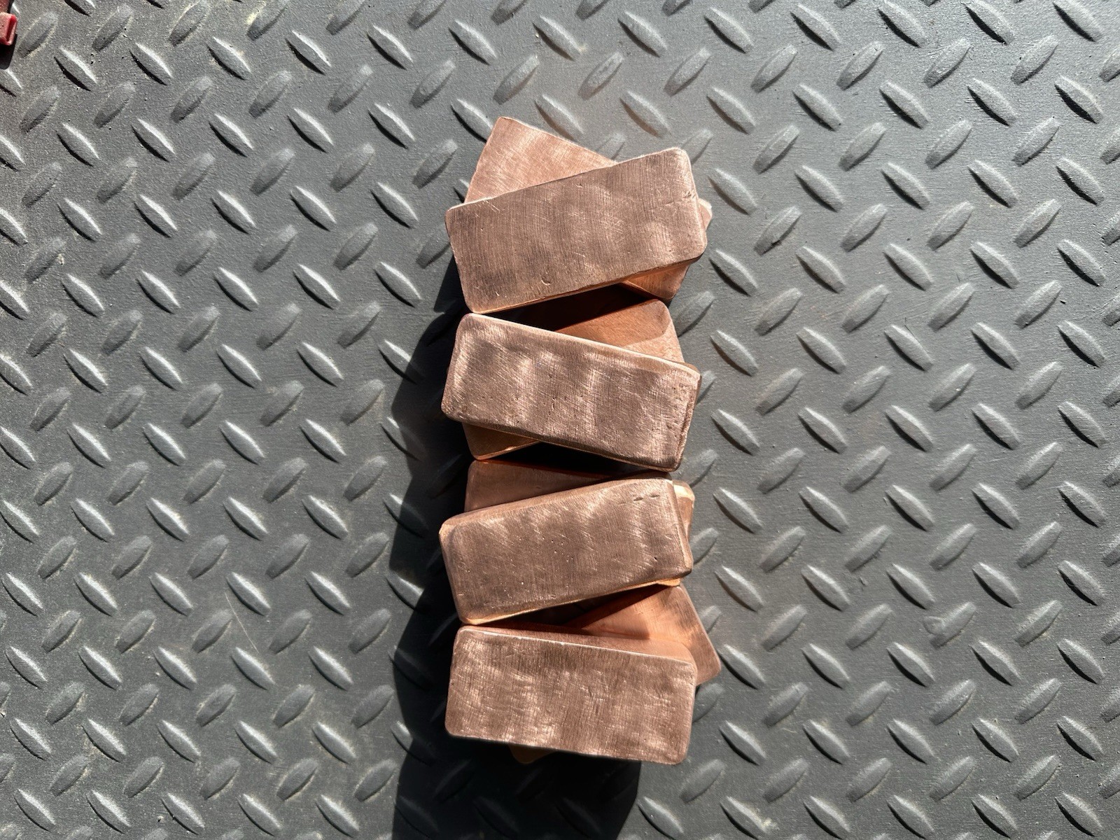 1lb .999 Hand Poured Copper Ingot Bar