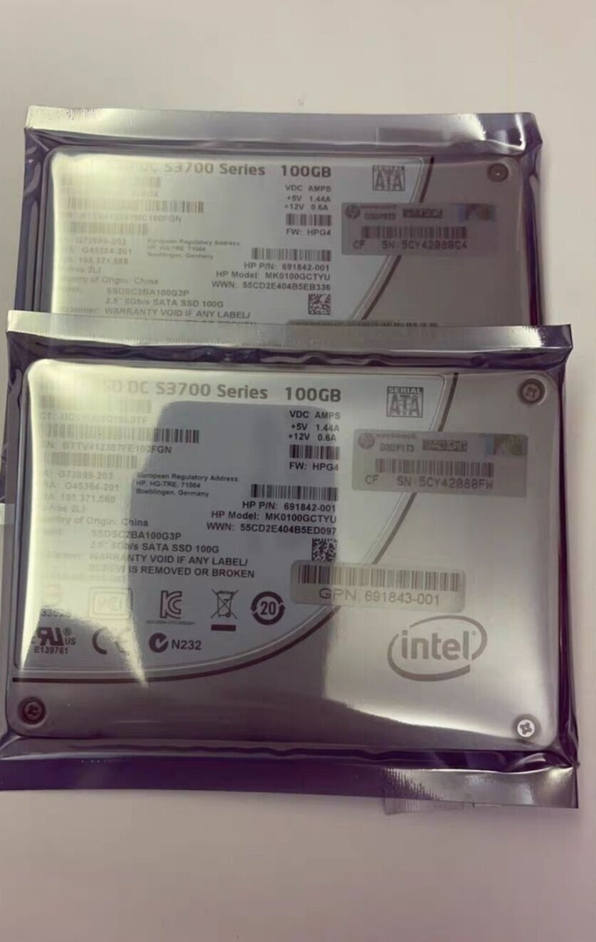 HP SSD DC S3700 Series 100GB SSDSC2BA100G3P 2.5″ SATA Solid State Drive #lk