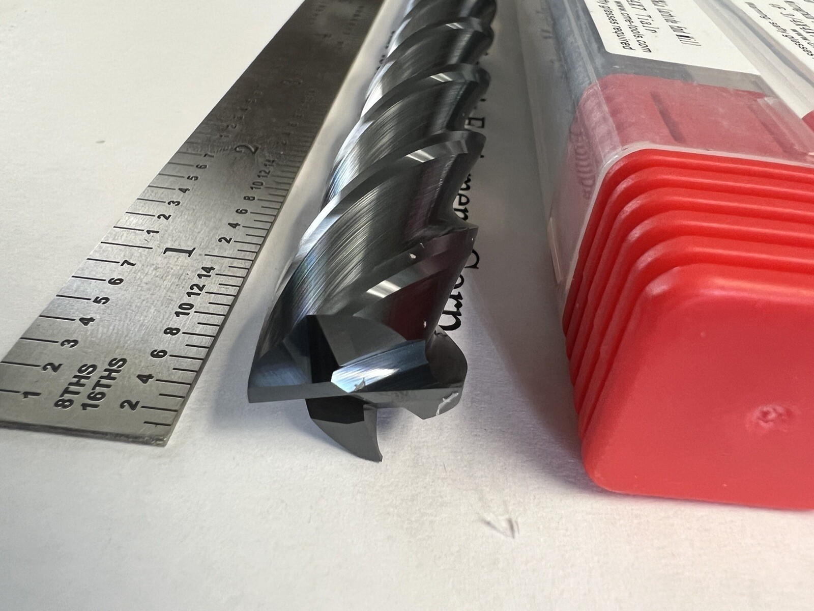 2pcs 3/4″x4x7 X-long length Carbide End Mills Tialn Coated 4 Flt S/E –new
