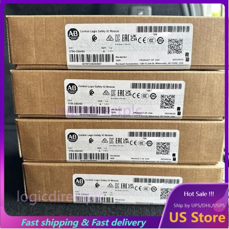 Factory Sealed AB 1756-OBV8S Control Logix Safety IO Module US Free Tax