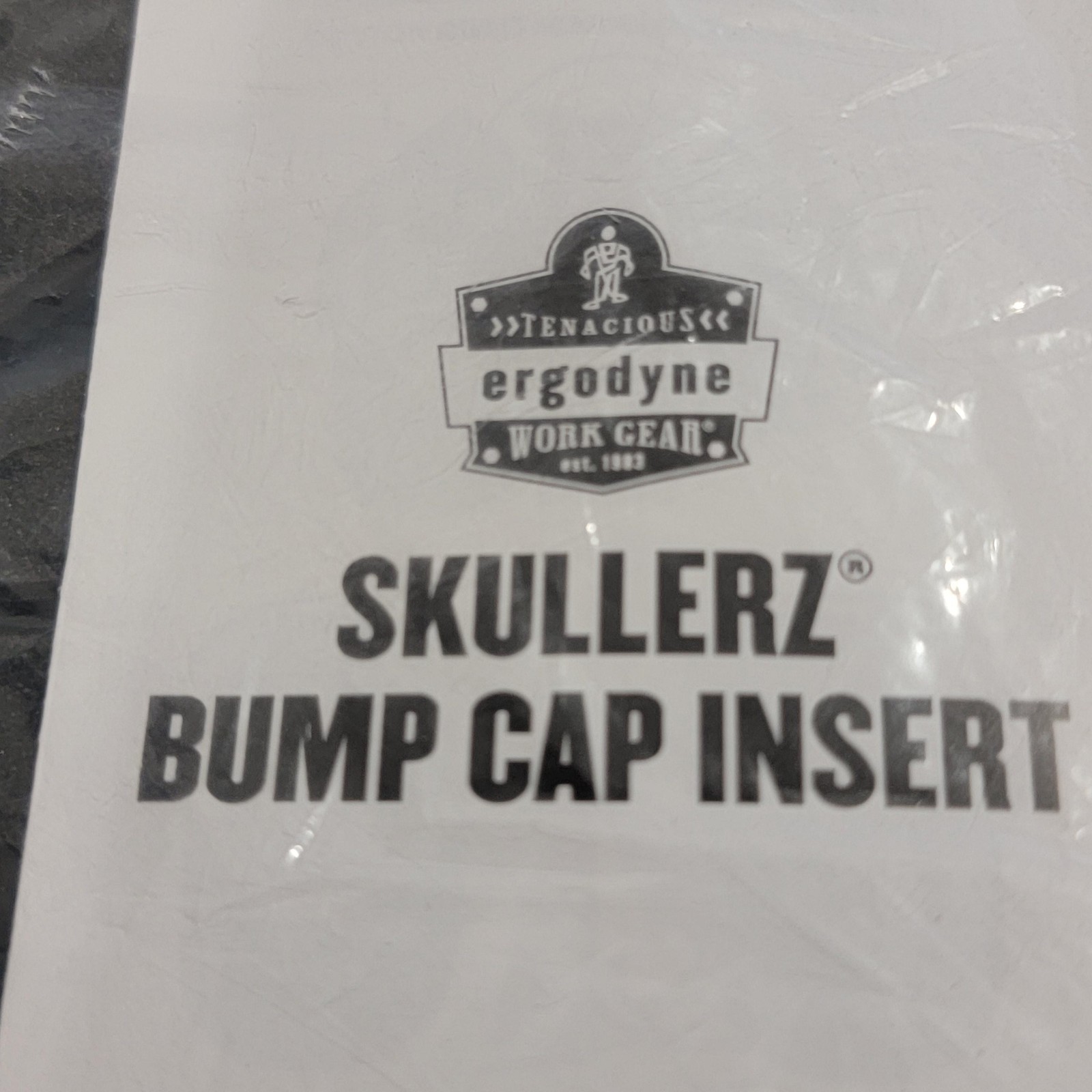 Ergodyne Skullerz 8944 Universal Bump Cap Insert 2 Pack Foam Black One Size