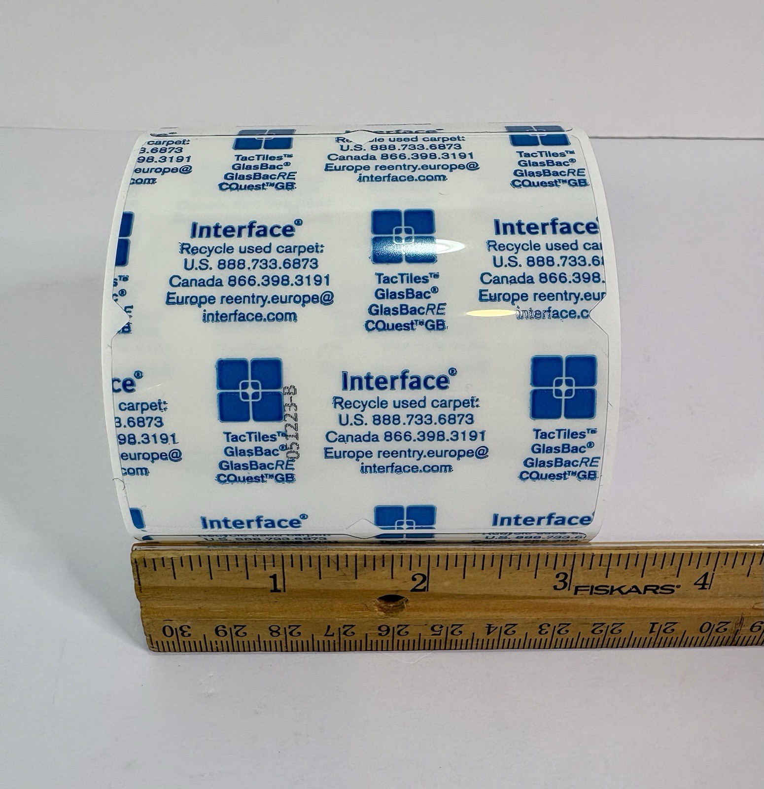 50 Pack Interface Floor Adhesive TacTiles For Carpet Tile Square Installation
