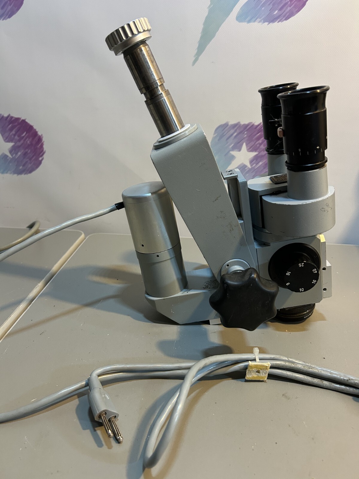 Zeiss OpMi-1 Surgical Microscope with F=125 Binos, Eyepieces and f=400 Lens