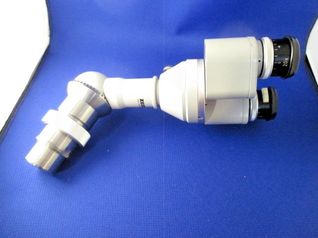 Zeiss f=125 Surgical Microscope Head 20X Eyepieces Collar Mount EUC Free Ship!