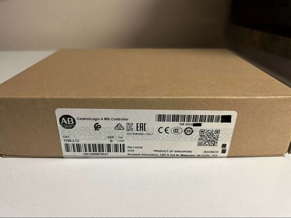 AB 1756-L72 ControlLogix 4MB Controller New Factory Sealed AB 1756L72