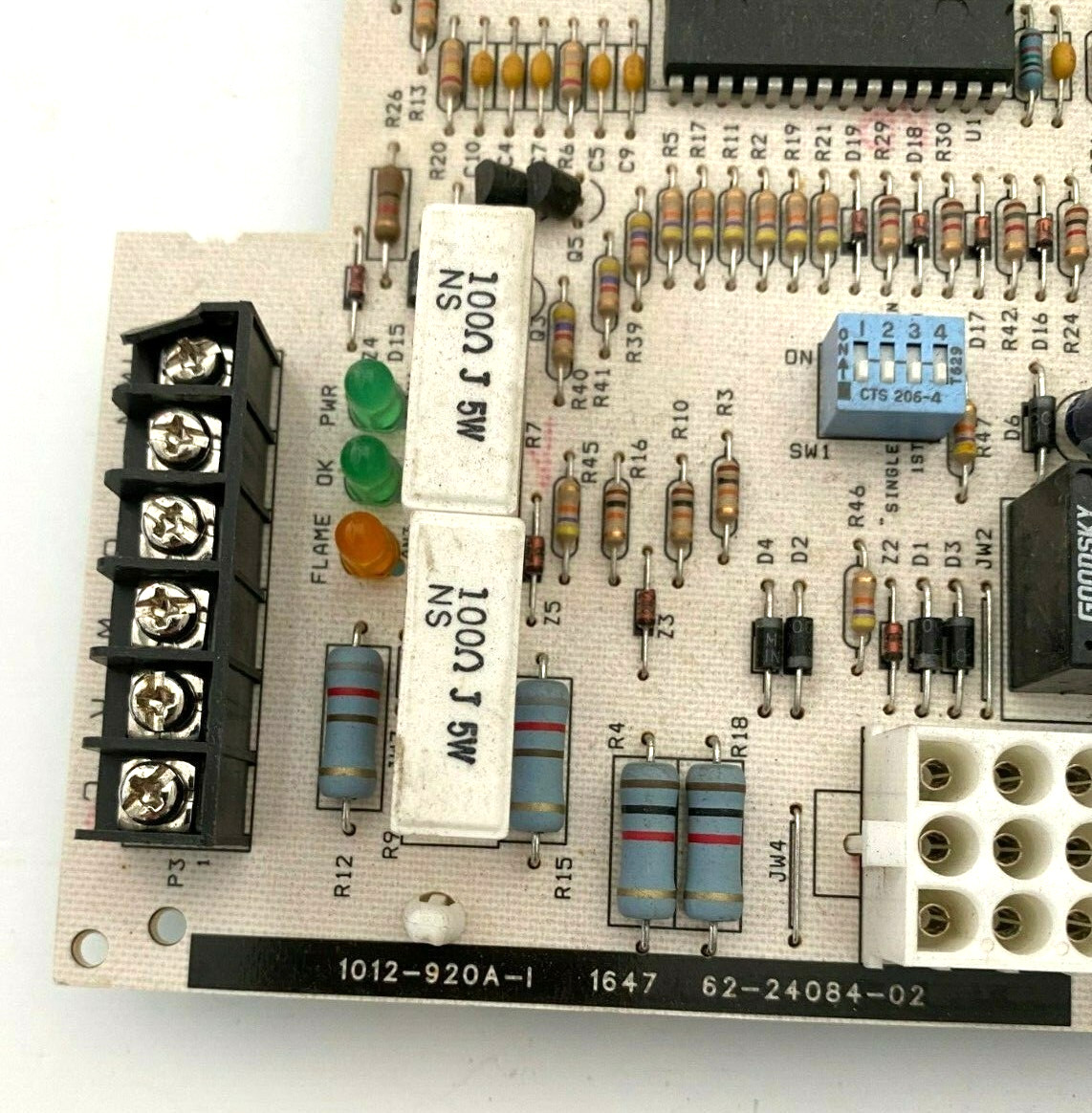 Rheem Weather King 62-24084-02 Furnace Control Circuit Board 1012-920A-l #D263