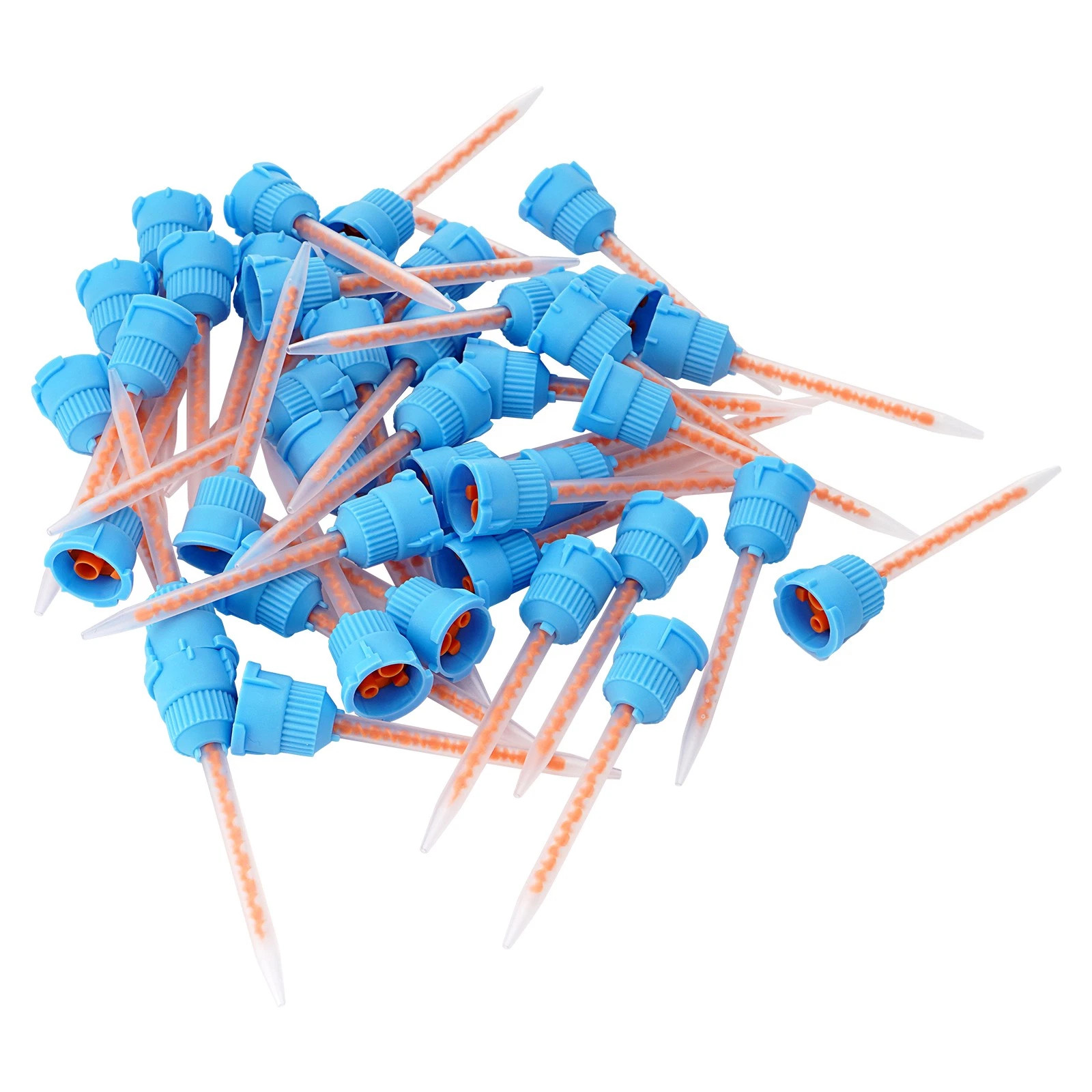 50Pack Dental Mixing Tips for Impression Material C&B Cements Temporary Crowns