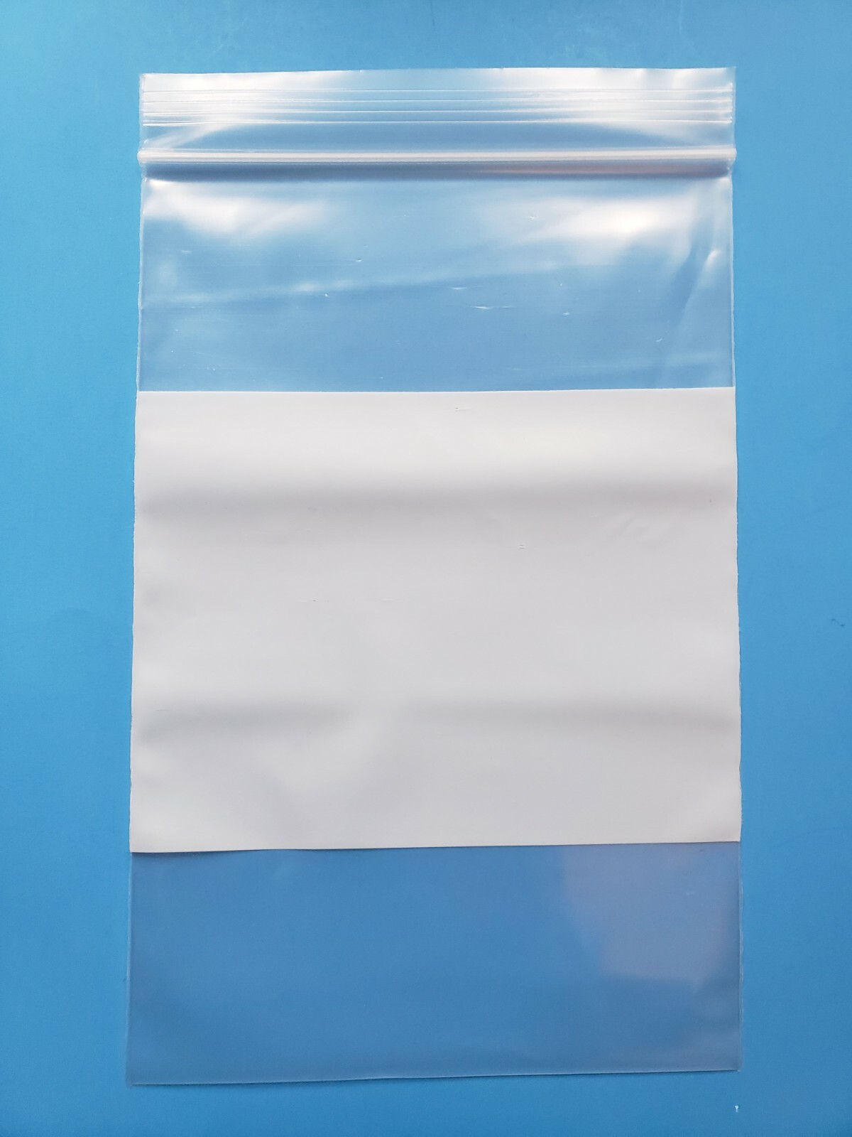 Heavy Duty 4Mil White Block Zip Seal Bags Writable Reclosable Lock Whiteblock