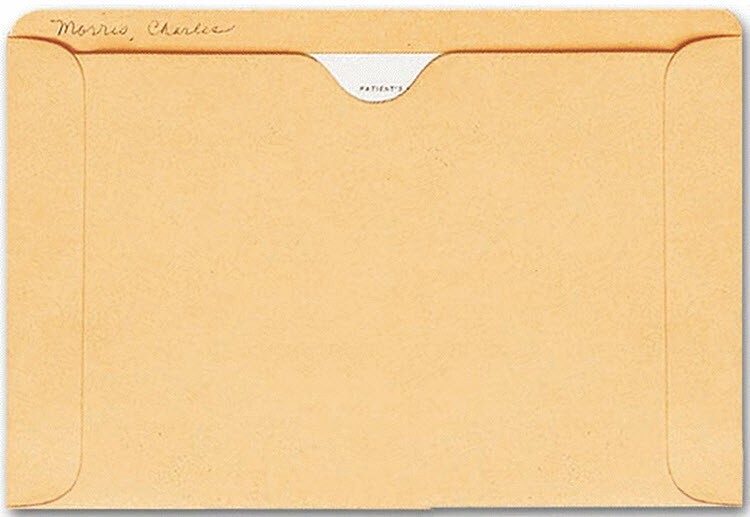 1419 Straight Tab Card File Pocket, 5 1/2 X 8 1/8