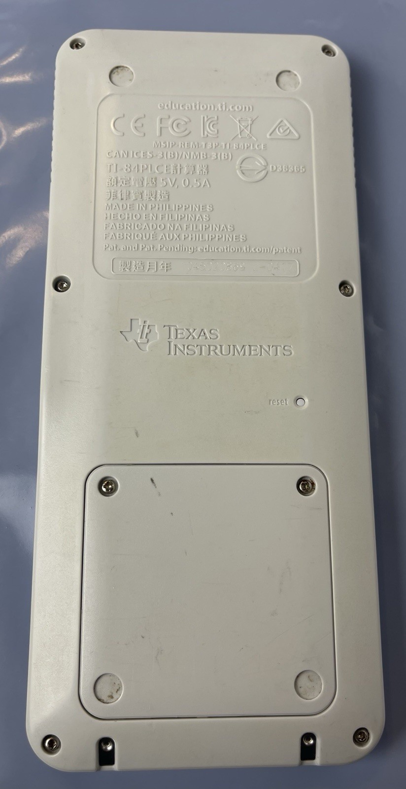Texas Instruments TI 84 Plus CE Graphing Calculator With Charging Cable Working