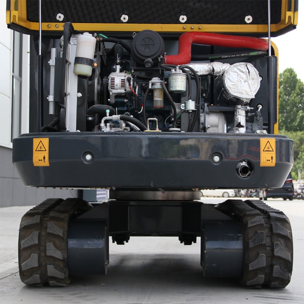 3.5 Ton Mini Excavator Kubota V1505 Cab AC Boom Swing Hydraulic Pilot EPA 25HP