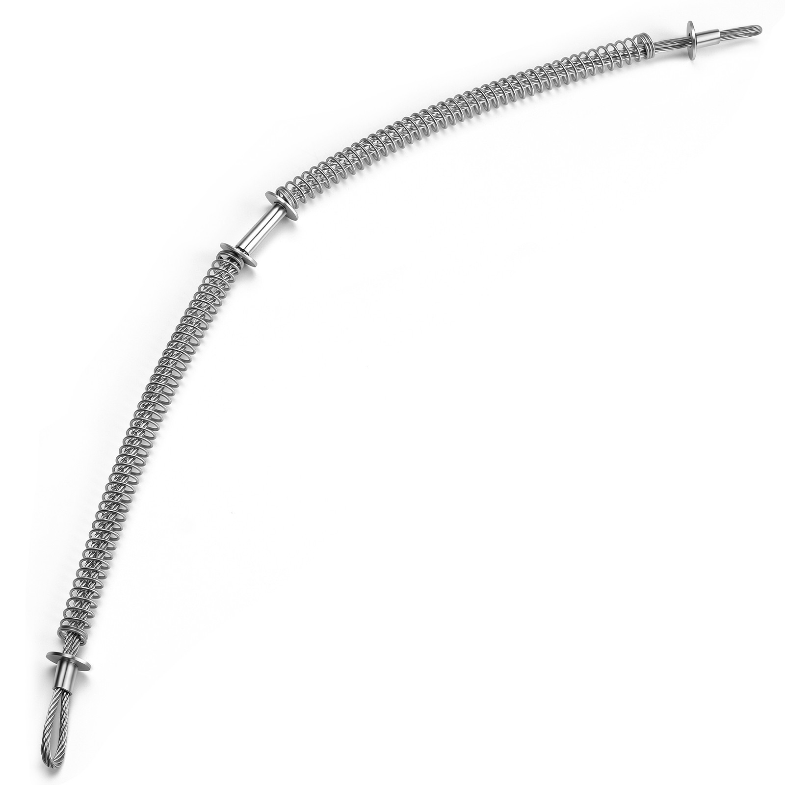 1/8″ x 20″ Hose Whip Safety Cable – Fits 1/2″ to 1-1/4″ Hose 200kg Tensile