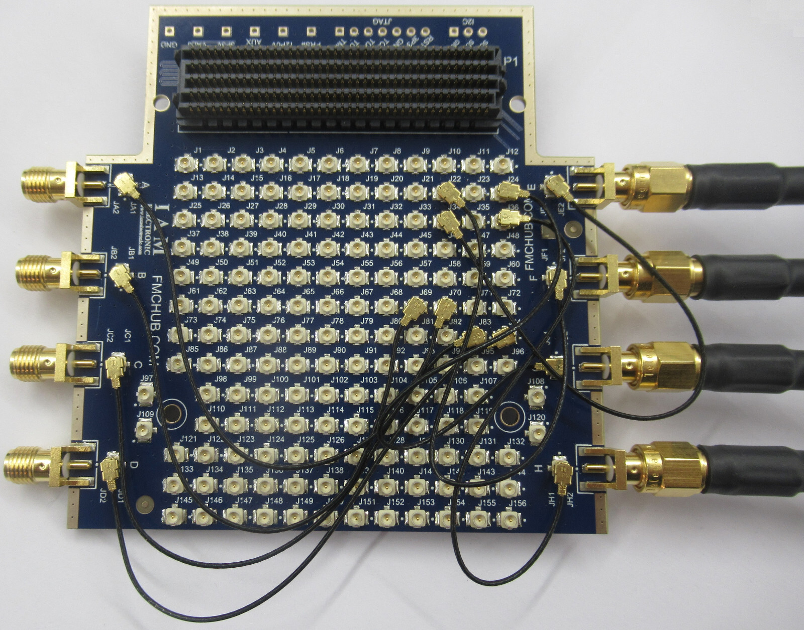 FPGA Mezzanine Card (FMC) HPC-U.FL Debug Board