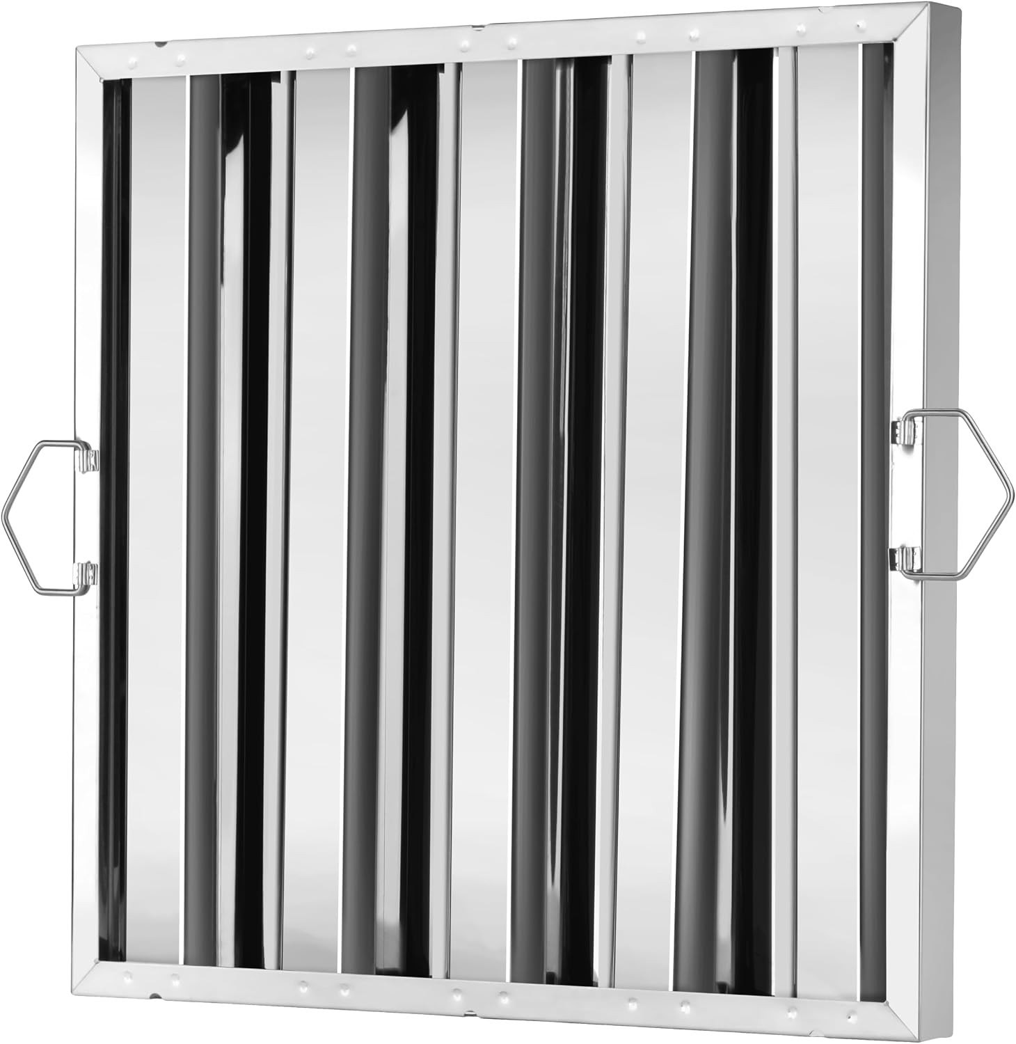 Set of 6 Stainless Steel Hood Filters 20″ x 20″ for Kitchen Ventilation