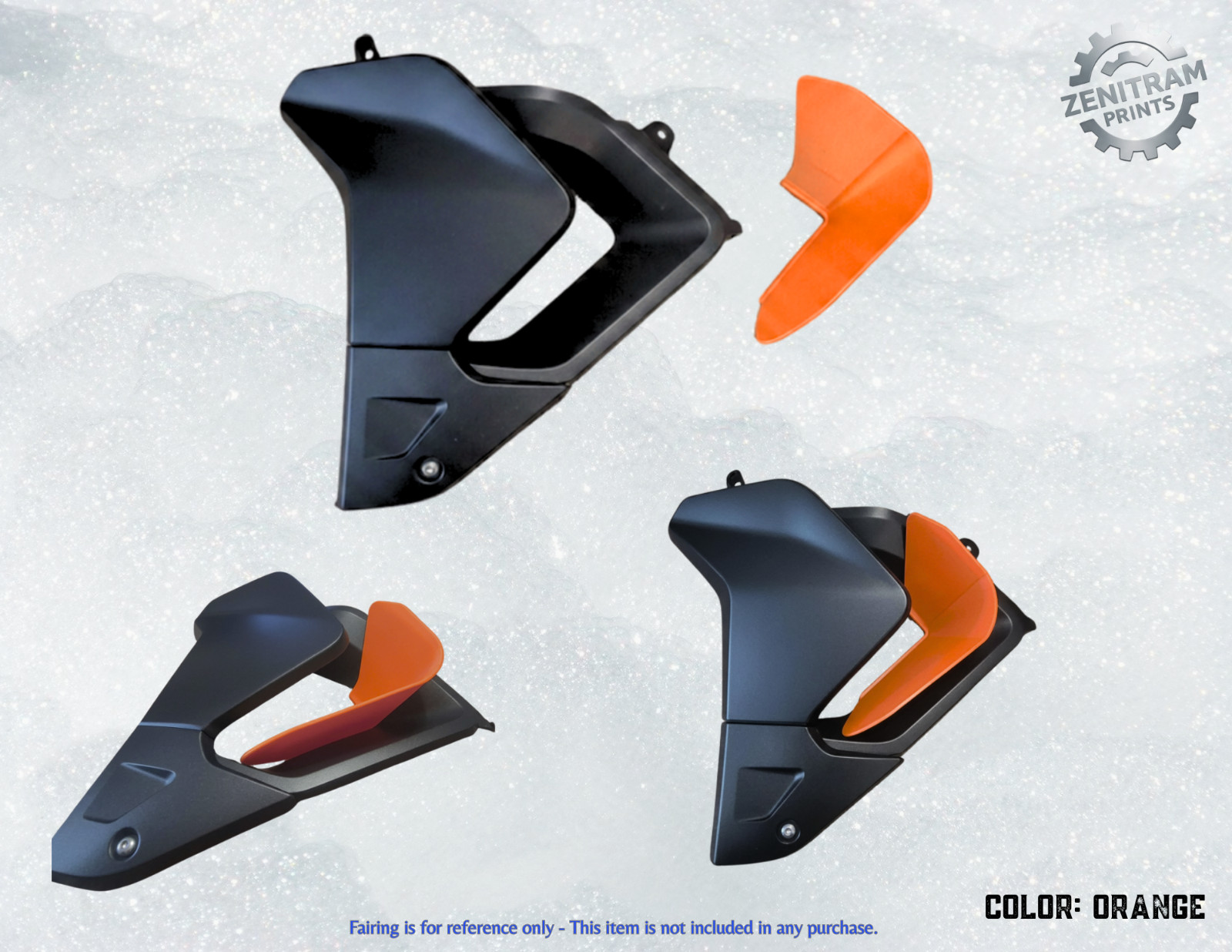 Stripe Series Clip-On Air Deflectors/Heat Shield for 850/900 models(2020–2025)